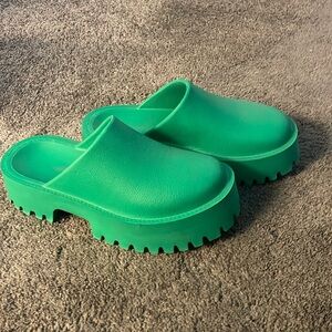 Jeffrey Campbell lugged platform clogs